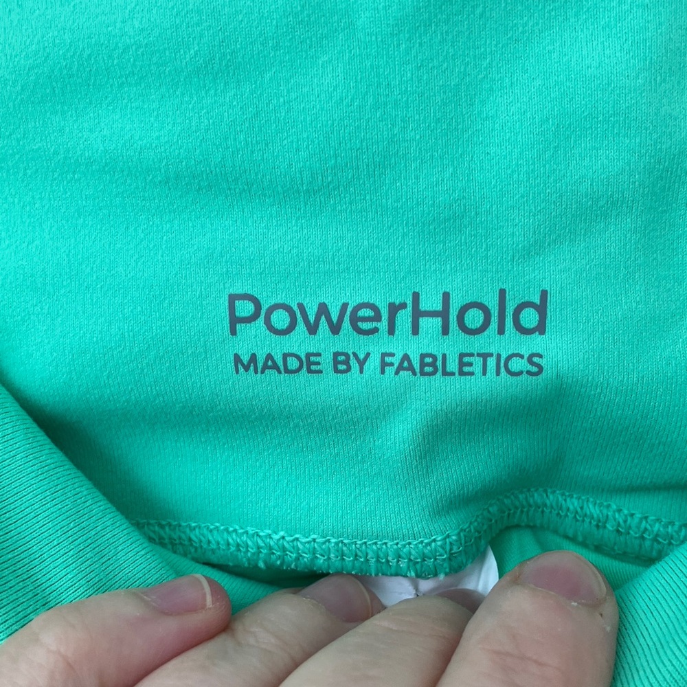 Fabletics Bright Green Define Capri Leggings NWT - image 3